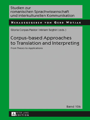 cover image of Corpus-based Approaches to Translation and Interpreting
